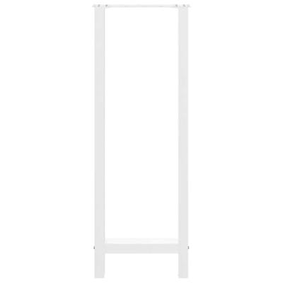 Bartafelpoten 2 st 50x(110-111) cm staal wit