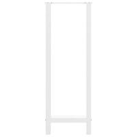 Bartafelpoten 2 st 50x(110-111) cm staal wit - thumbnail