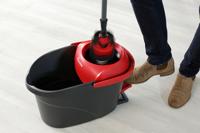 Vileda Ultramat Turbo XL mop/dweil Droog en nat Microvezel Zwart, Rood - thumbnail