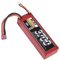 Reely LiPo accupack 7.4 V 3700 mAh Aantal cellen: 2 20 C Stick hardcase T-stekkersysteem - thumbnail