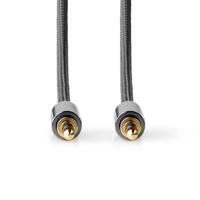 Nedis Stereo-Audiokabel | 3,5 mm Male naar 3,5 mm Male | 1 m | 1 stuks - CATB22000GY10 CATB22000GY10 - thumbnail