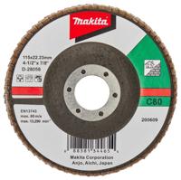 Makita Accessoires Lamellenschuurschijf 115mm C80 - D-28058 D-28058 - thumbnail