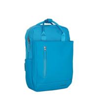 New Rebels Bruce Miami Rugzak 9L Waterafstotende Laptop Rugtas 13 inch Schooltas en Werktas van PU Nylon Comfortabel Comp 9L Turquise - thumbnail