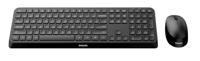 Toetsenbord en muis Philips SPT6307B/16 Zwart QWERTY - thumbnail