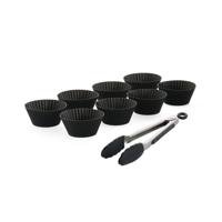 GreenPan Bistro Airfryer Bakset 9-delig Zwart - thumbnail