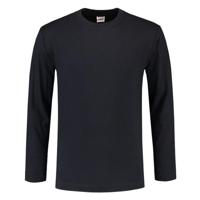 Tricorp T-shirt lange mouw - Casual - 101006 - marine blauw - maat 4XL - thumbnail