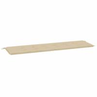 VidaXL Tuinbankkussen 180x50x3 cm oxford stof beige - thumbnail