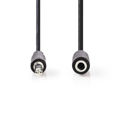 Nedis Stereo-Audiokabel | 3,5 mm Male naar 3,5 mm Female | 2 m | 1 stuks - CAGB22050BK20 CAGB22050BK20