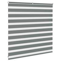 Zebra rolgordijn 150x100 cm stofbreedte 145,9 cm donkergrijs - thumbnail