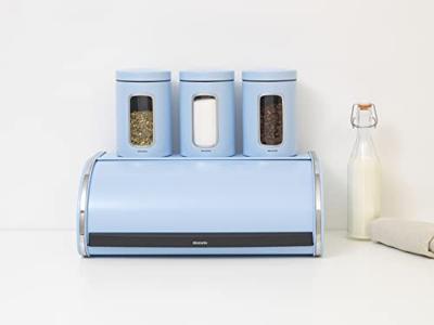 Brabantia broodtrommel met schuif staal