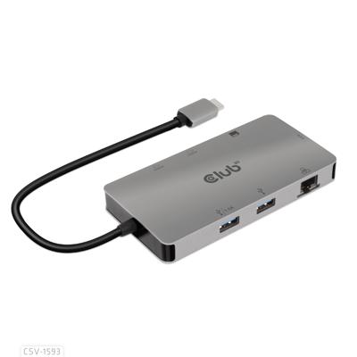 Club 3D USB 3.2 Gen1 Type-C 8-in-1 dockingstation