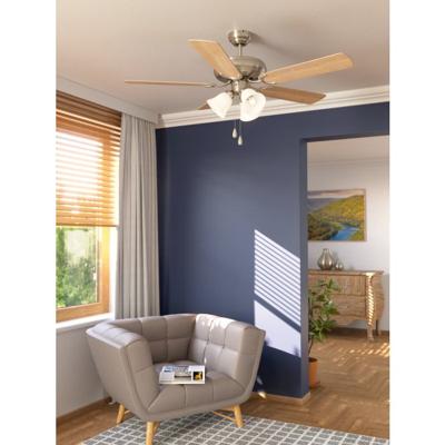 Eglo Plafondventilator lampLas Palmas E27 132cm RVS - 35077