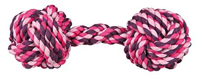 Trixie Denta Leuk Touw Dumbbell voor Hond, 20 cm,