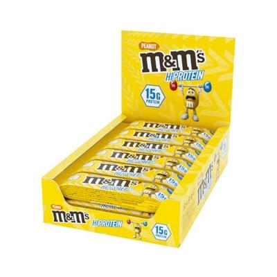 M&M's Hi Protein Bar 12repen Peanut