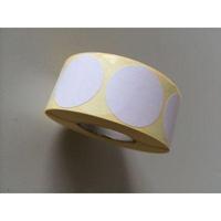 Etiket 35 mm rond wit 1000 rol - thumbnail