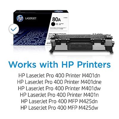 HP toner 80A, 2 700 pagina&apos;s, OEM CF280A, zwart - thumbnail