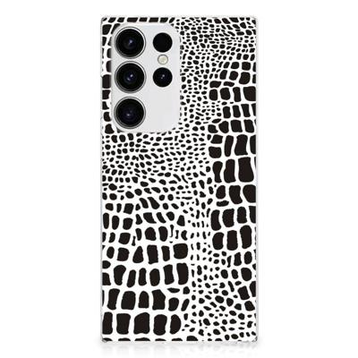 Samsung Galaxy S23 Ultra | TPU Hoesje | Slangenprint Samsung Galaxy S23 Ultra | TPU Hoesje | Slangenprint