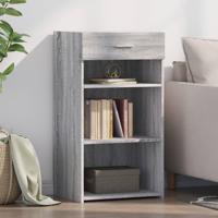 Dressoir 50x42,5x93 cm bewerkt hout grijs sonoma eikenkleurig - thumbnail