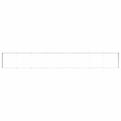 VidaXL Verhoogde plantenbak 775 x 100 x 36 cm gegalvaniseerd staal VidaXL Verhoogde plantenbak 775 x 100 x 36 cm gegalvaniseerd staal