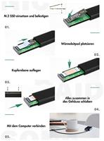 ICY BOX IB-1916M-C32 SDD-behuizing Zwart M.2 - thumbnail