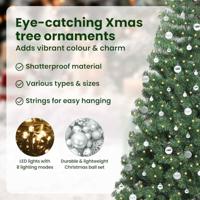 VidaXL Kerstboom met 300 led met standaard groen 240 cm pvc - thumbnail