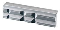 Heuer beschermbek voor bankschroef | voor bekbreedte 120 mm | prisma's | aluminium | 1 paar - 109120 - 109120 - thumbnail