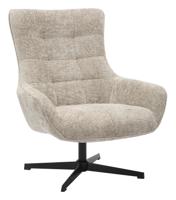 Artistiq Draaifauteuil 'Erskine' Chenille, kleur Lichtgrijs - thumbnail