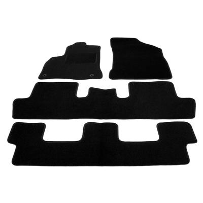 Automatten op maat - zwart stof - Peugeot 5008 (7-zits) 2009-2016