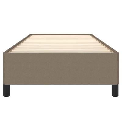 Bedframe zonder matras 90x200 cm stof taupe