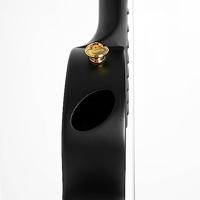 Cascha HH 2258 carbon fiber concert ukelele set zwart - thumbnail