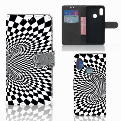 Xiaomi Mi A2 Lite Book Case Illusie Xiaomi Mi A2 Lite Book Case Illusie