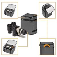 Lowepro PhotoSport PRO BP 55L, rugzak voor reflex- en spiegelloze camera's, toegang voor en achter, verwijderbare camera-inzetstuk, accessoirebanden, maat: S/M, kleur donker/lichtgrijs, Grijs, M, PRO - thumbnail
