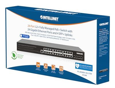Intellinet 561846 19 netwerk switch 10 / 100 / 1000 MBit/s IEEE 802.3at (30 W), IEEE 802.3af (15.4 W)