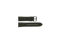 Fossil (Smartwatches) horlogeband S221345 Leder Groen 22mm - thumbnail