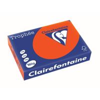 Clairefontaine Trophée Intens, gekleurd papier, A4, 160 g, 250 vel, kardinaalrood - thumbnail