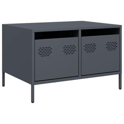 Tv-meubel 68x50x43,5 cm koudgewalst staal antracietkleurig Tv-meubel 68x50x43,5 cm koudgewalst staal antracietkleurig