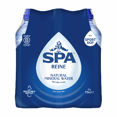 Spa reine blauw sportdop pet (6x 0.75 liter)