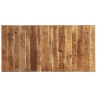 Eettafel 180x90x75 cm massief hout ruw mangohout - thumbnail
