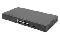 Digitus DN-95347-2 19 netwerk switch 16 poorten 10 / 100 / 1000 MBit/s PoE-functie - thumbnail