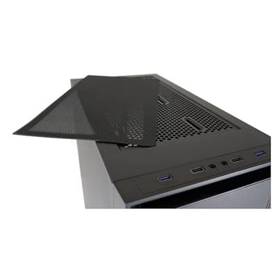 LC Power 2016MB Micro-tower PC-behuizing Zwart