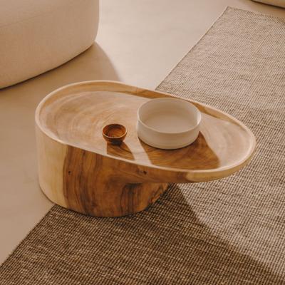 Kave Home Salontafel 'Mosi' Mungurhout, 90 x 50cm