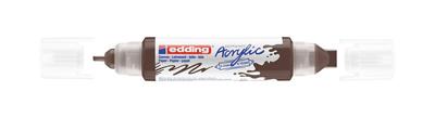 Edding 5000 • acrylic 3d doubleliner chocoladebruin