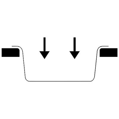 VidaXL Gootsteen met overloopgat graniet grijs