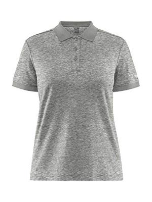Craft 1910746 Core Blend Polo Shirt Wmn - Grey Melange - XS