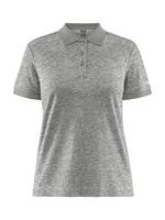 Craft 1910746 Core Blend Polo Shirt Wmn - Grey Melange - XS - thumbnail