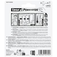tesa Black Hooks L Powerstrips kleefhaak groot vierkant (b x h) 20 mm x 50 mm Zwart Inhoud: 2 stuk(s) - thumbnail
