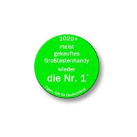 Primo 413 by Doro, all carriers, 32 GB, mobiele telefoon met grote toetsen met tafellaadstation rood - thumbnail