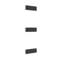 Bodyjet Tres Inbouw Hydromassage 13.9x4.9 cm Breed Mat Zwart Tres - thumbnail