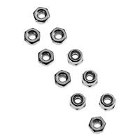 M2.5 Nylon Locking Hex Nut - Silver (10pcs) (AXA1041) - thumbnail