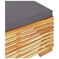 2-delige Loungeset massief teakhout - thumbnail